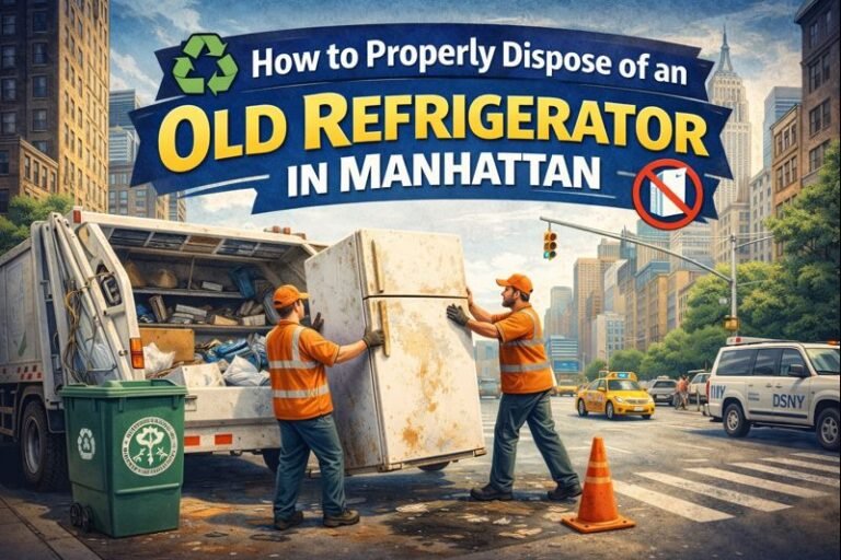 Dispose Freezer How to Properly Dispose of an Old Refrigerator in Manhattan